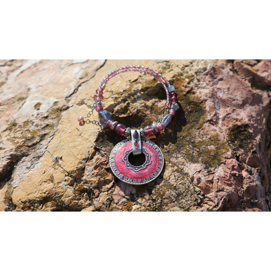 Collier Trésor Rhodonite