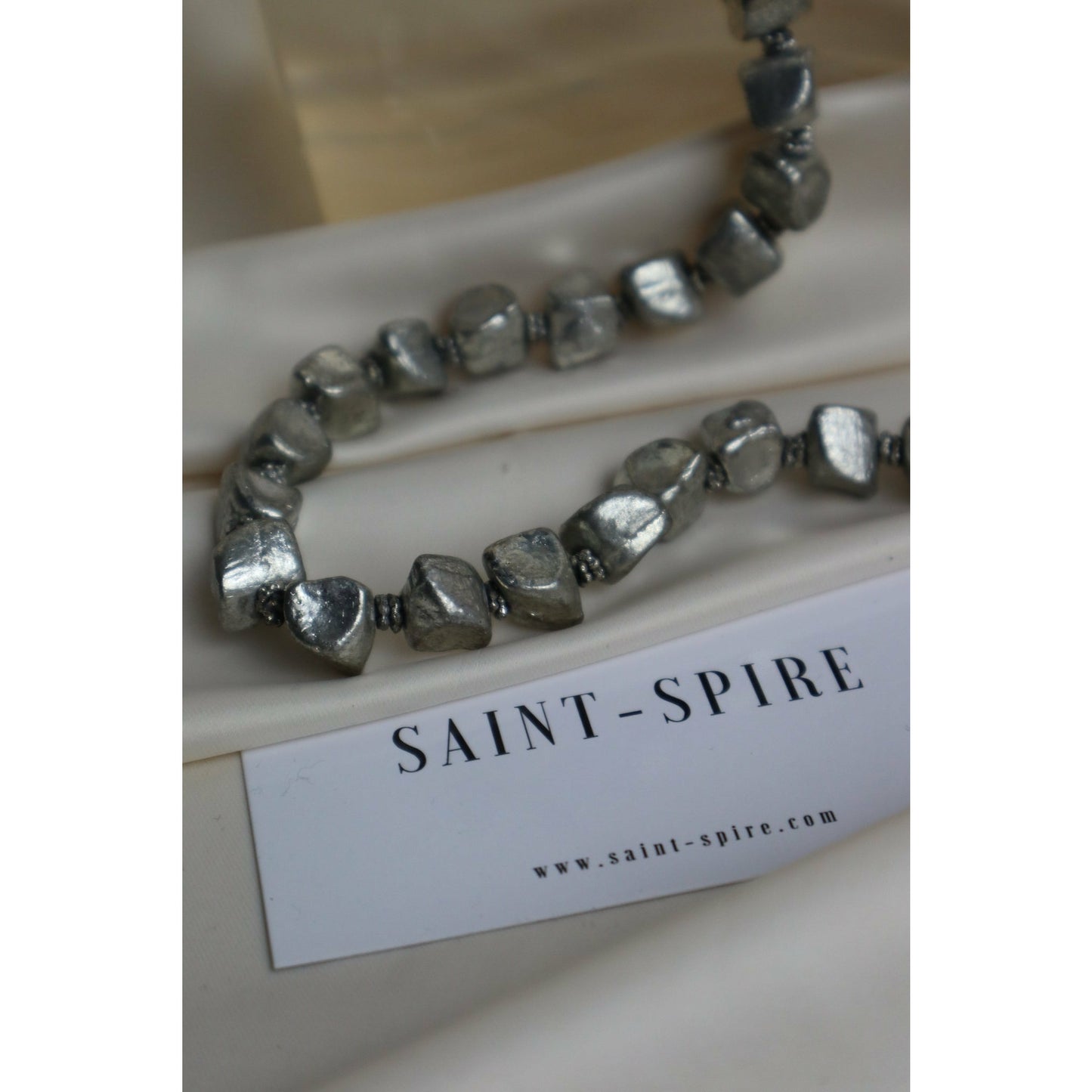 Collier Sautoir Pyrite