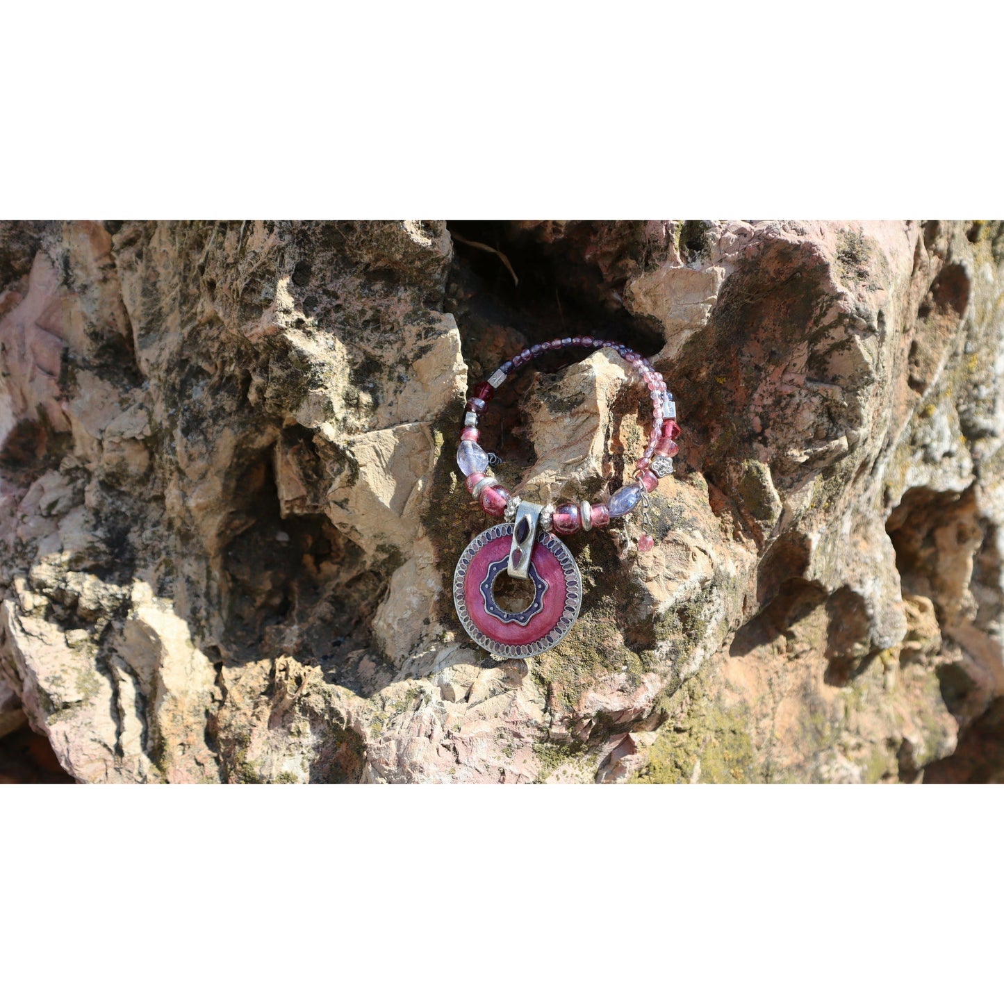 Collier Trésor Rhodonite