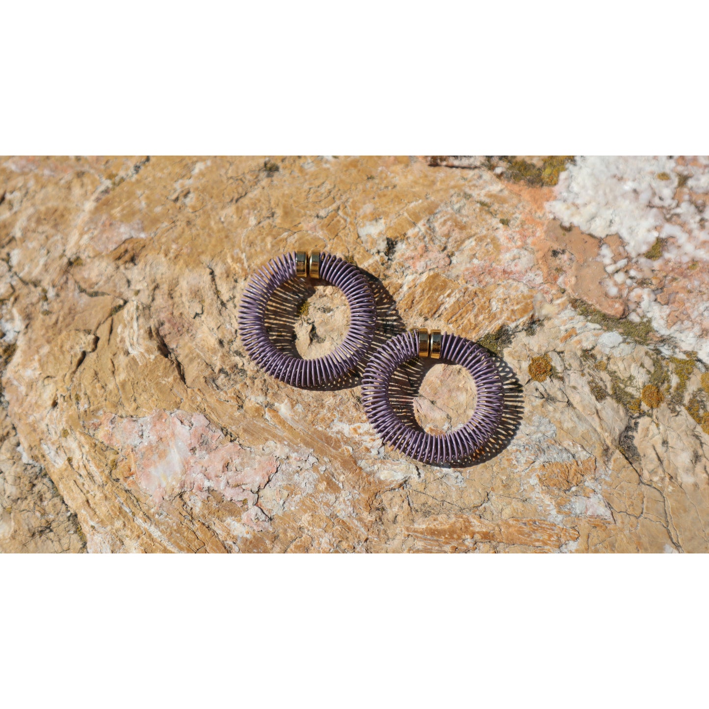 Boucles d'oreilles Spirale Parme